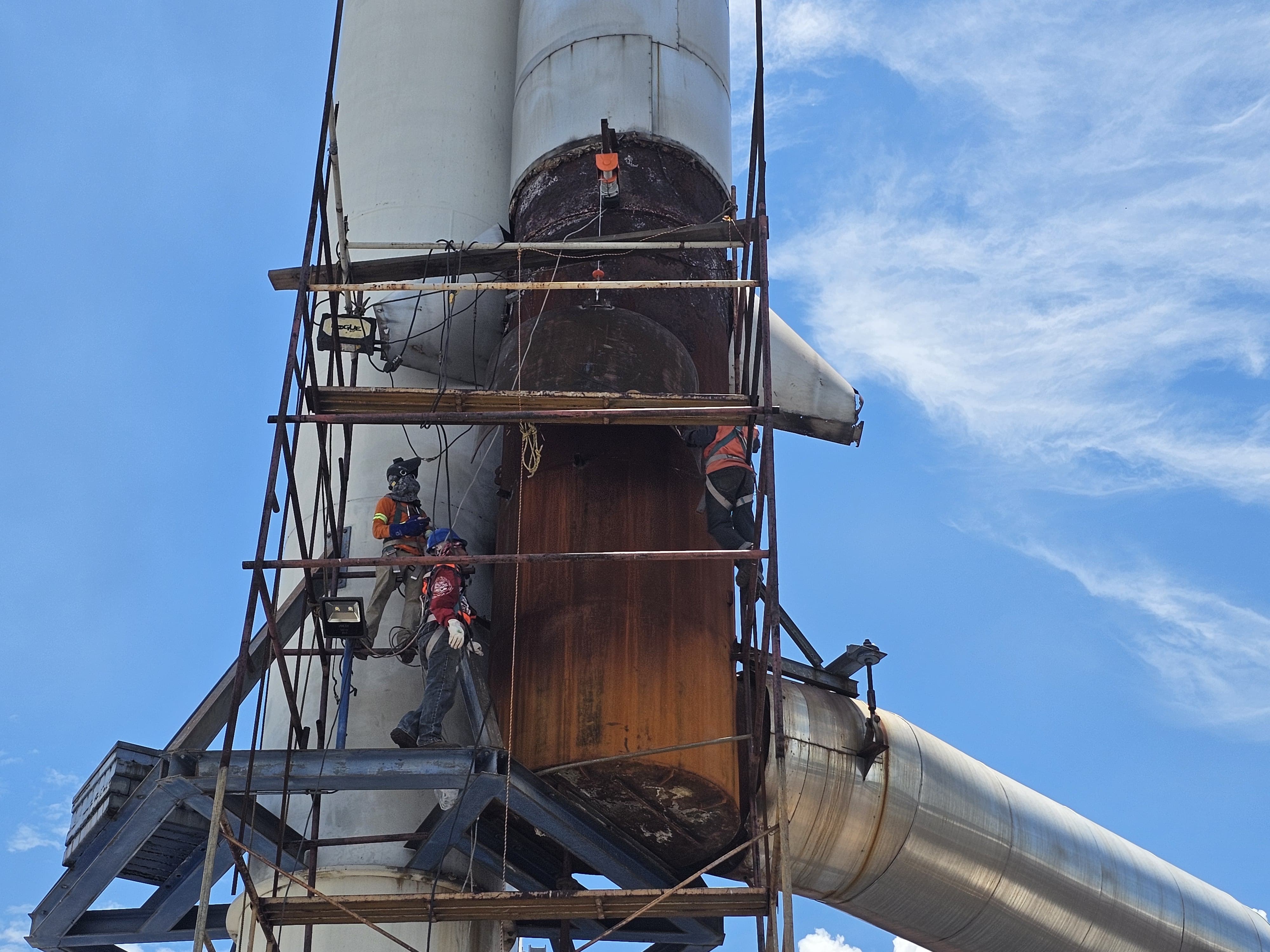 Revestimiento a una Chimenea