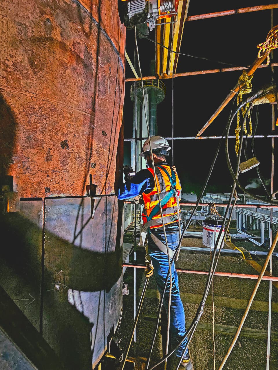 Revestimiento a una Chimenea