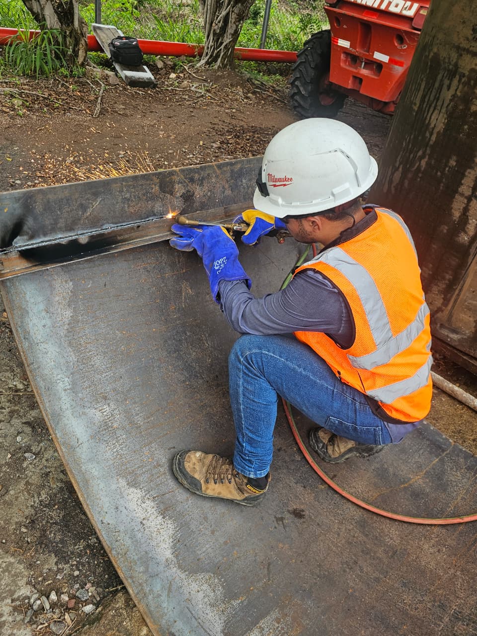 Revestimiento a una Chimenea